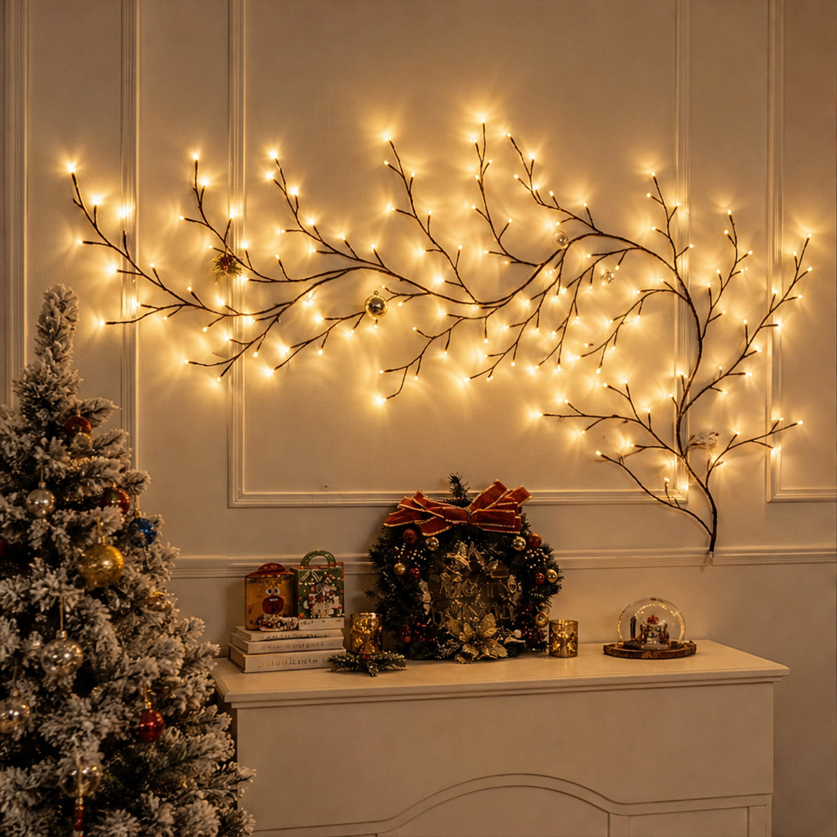 Willowmere Warm Christmas Wall Light - Image 4