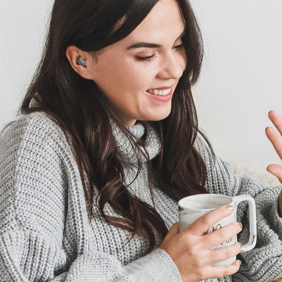 Wireless Bluetooth Earbuds With Active Noise Cancelling Ultra-Thin Sleep Design For Comfortable Side Sleeping - Image 7