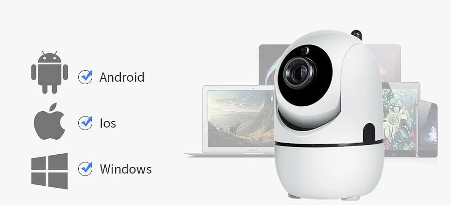Wireless Ip Camera With 360° Pan And Tilt Security Camera - Image 8