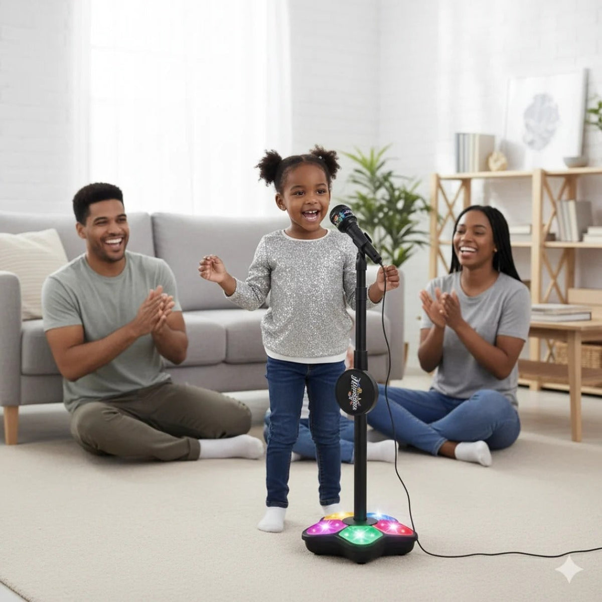 Wireless Karaoke Microphone Set For Kids With Built-In Speaker - Image 2