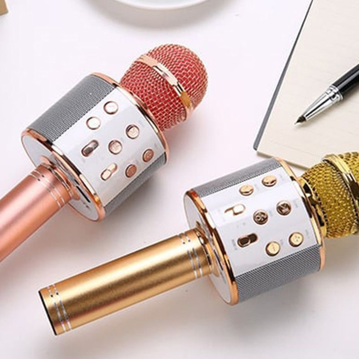 Wireless Karaoke Microphone With Voice Modulation Built-In Speaker And Fm Radio - Image 8