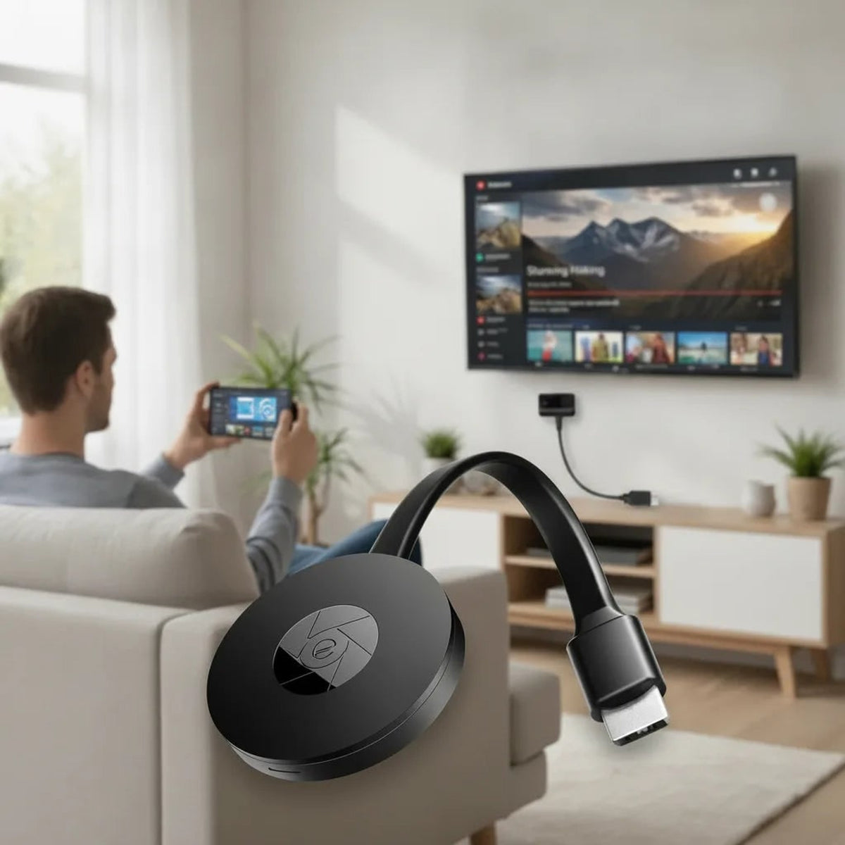 Wireless Screen Mirror Adapter With 1080p HDMI Dongle - Image 7