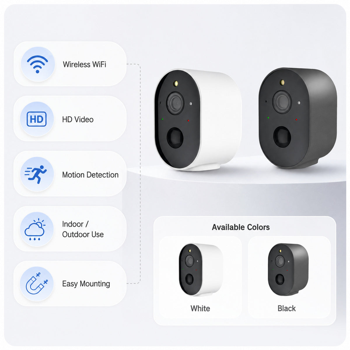 Wireless Security Camera With Motion Detection And HD Video For Outdoor Use - Image 6