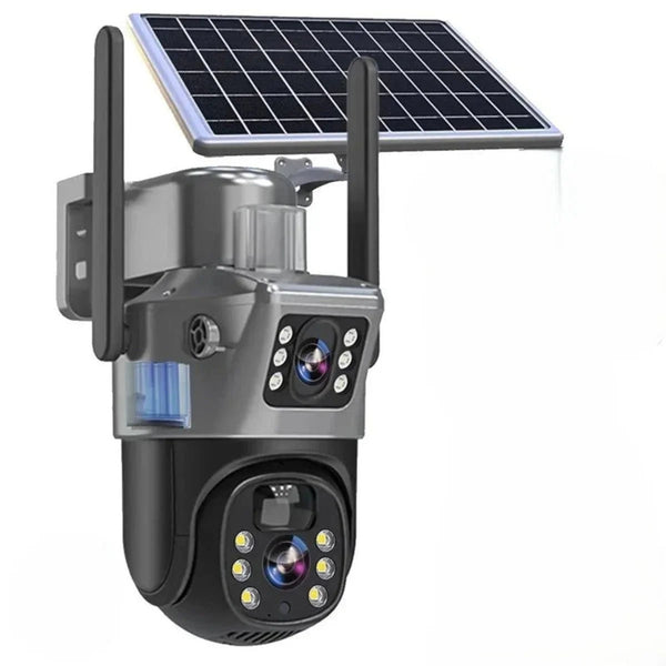 Wireless Security Camera With Solar Panel 4g Or Connection Intelligent Motion And Human Detection