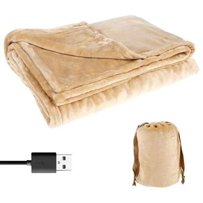Wireless USB Heated Blanket With Soft Flannel Fabric 160 X 84 - Image 2