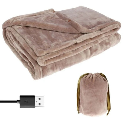 Wireless USB Heated Blanket With Soft Flannel Fabric 160 X 84 - Image 4