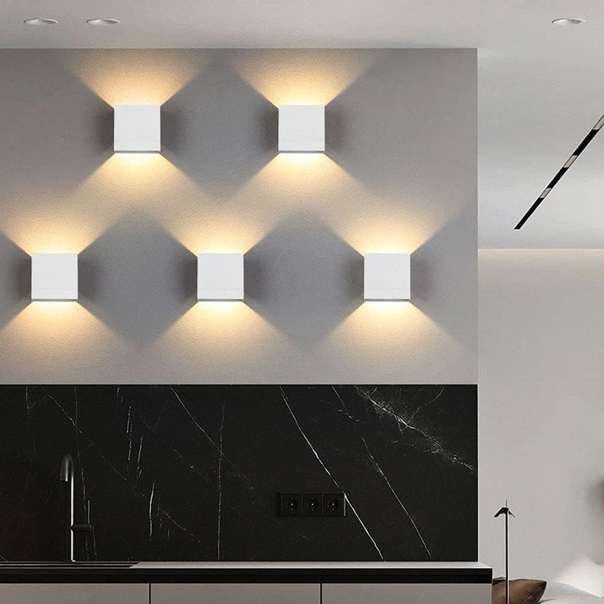 Wireless Wall Lamp With Beam And USB Rechargeable Battery - Image 6