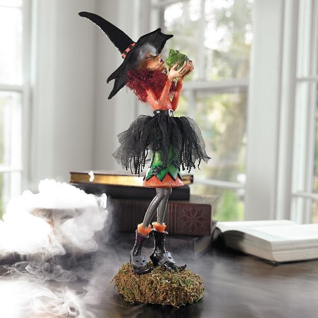 Witch Figurine Multicolored Standing Halloween Decor - Image 11