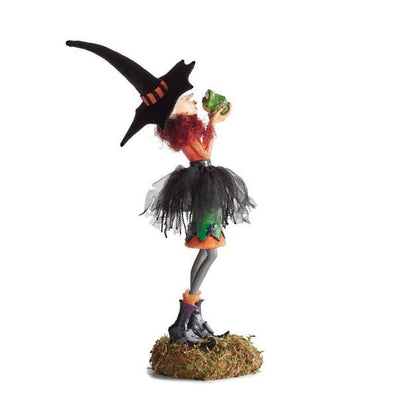 Witch Figurine Multicolored Standing Halloween Decor - Image 5