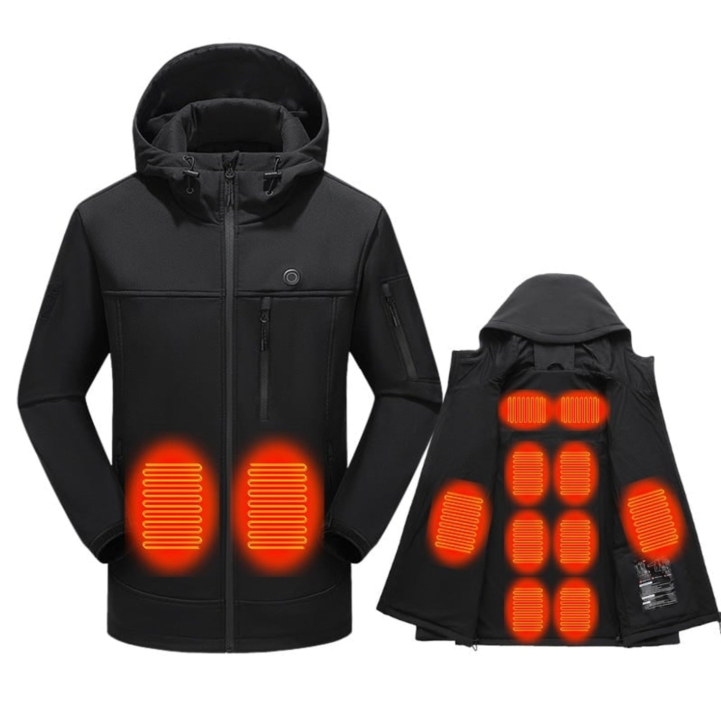 Women's Heated Jacket Full Zip Softshell With USB Power And Multiple Heating Zones - Image 1