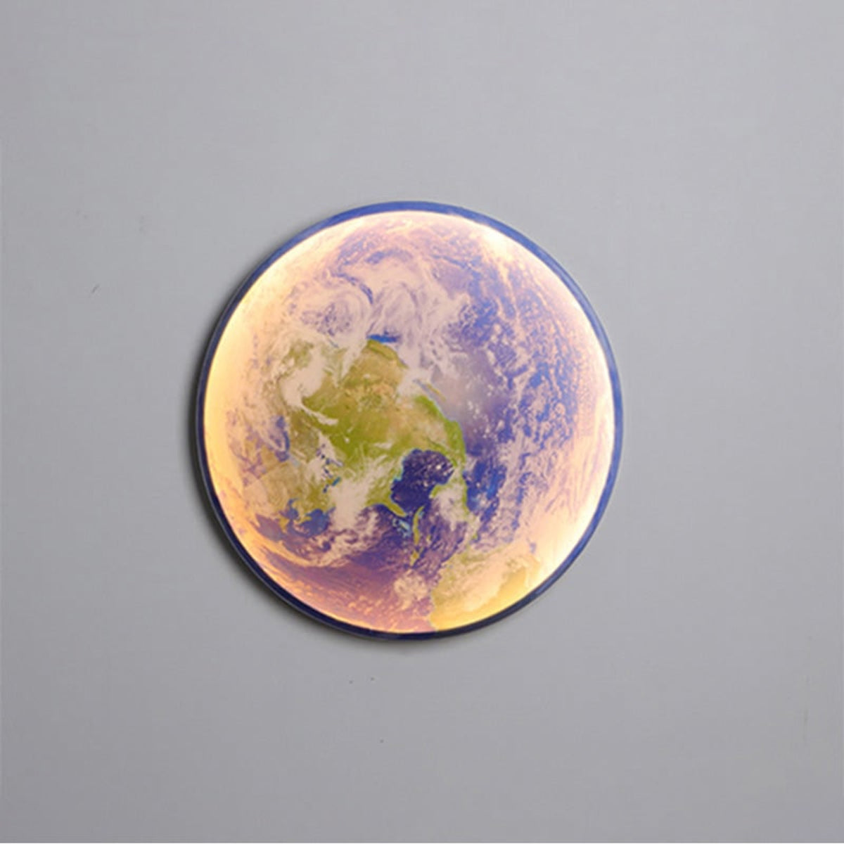Womo Circular Round Wall Sconce With Mural Design - Image 2