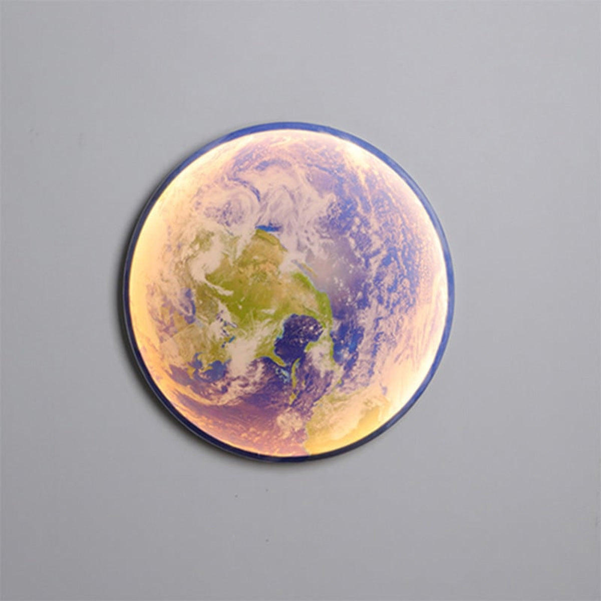 Womo Circular Round Wall Sconce With Mural Design - Image 3
