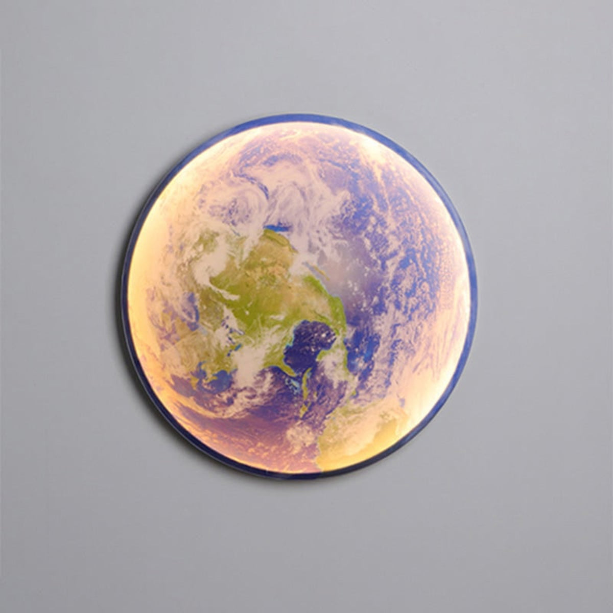 Womo Circular Round Wall Sconce With Mural Design - Image 4