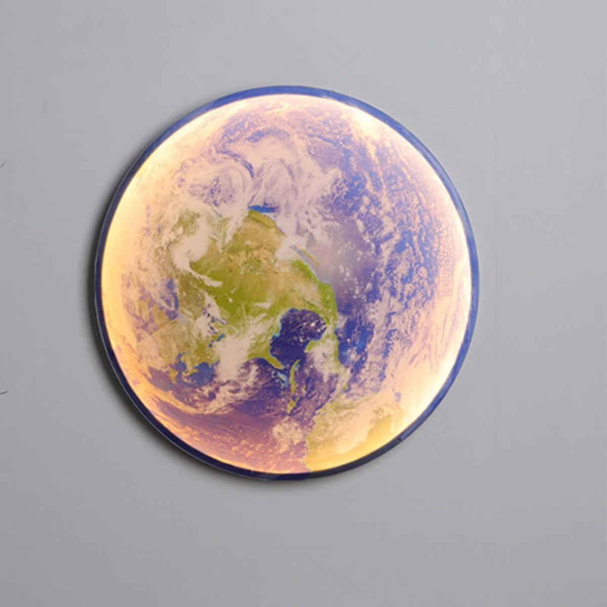 Womo Circular Round Wall Sconce With Mural Design - Image 5