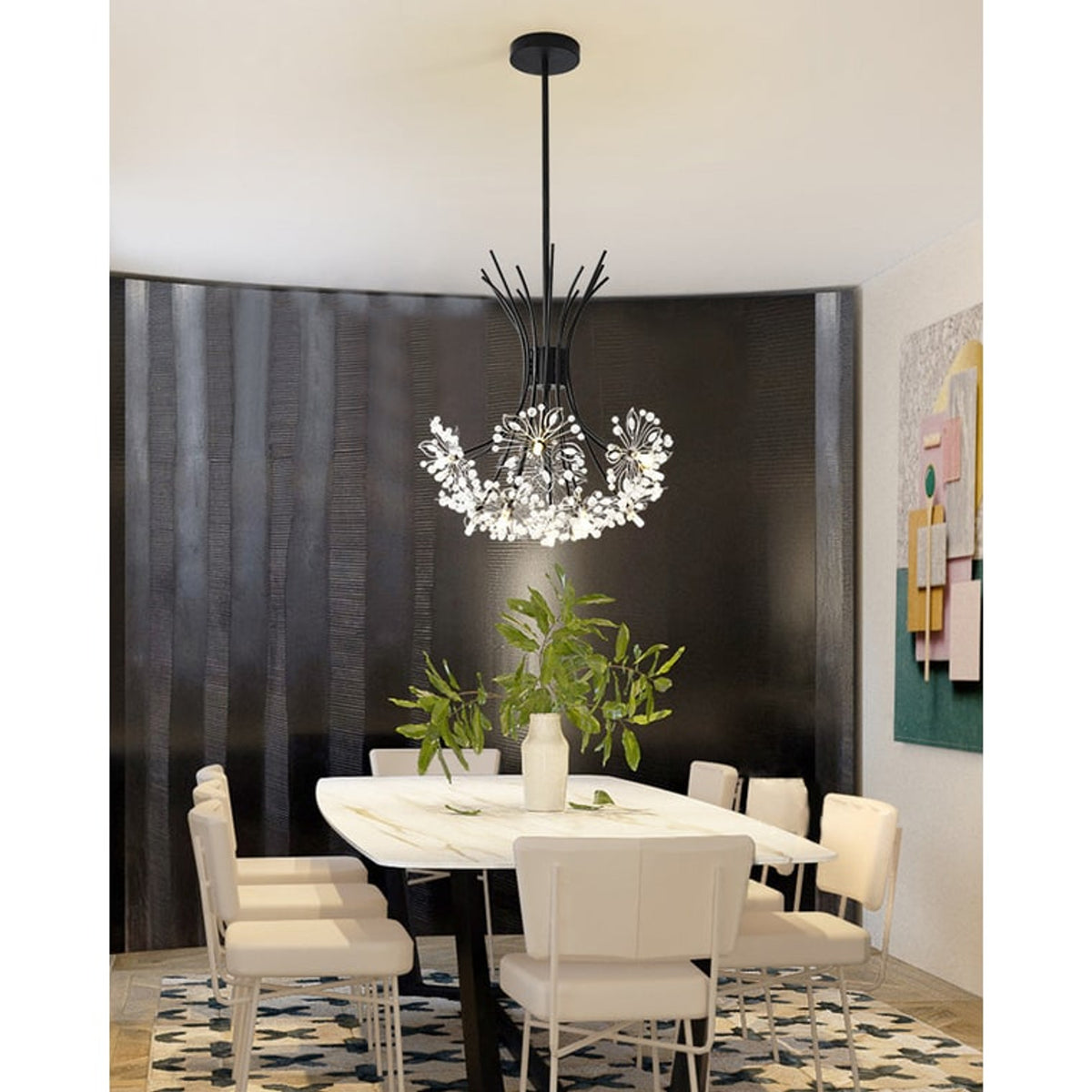 Womo Gypsophila Bouquet Flower Chandelier - Image 3
