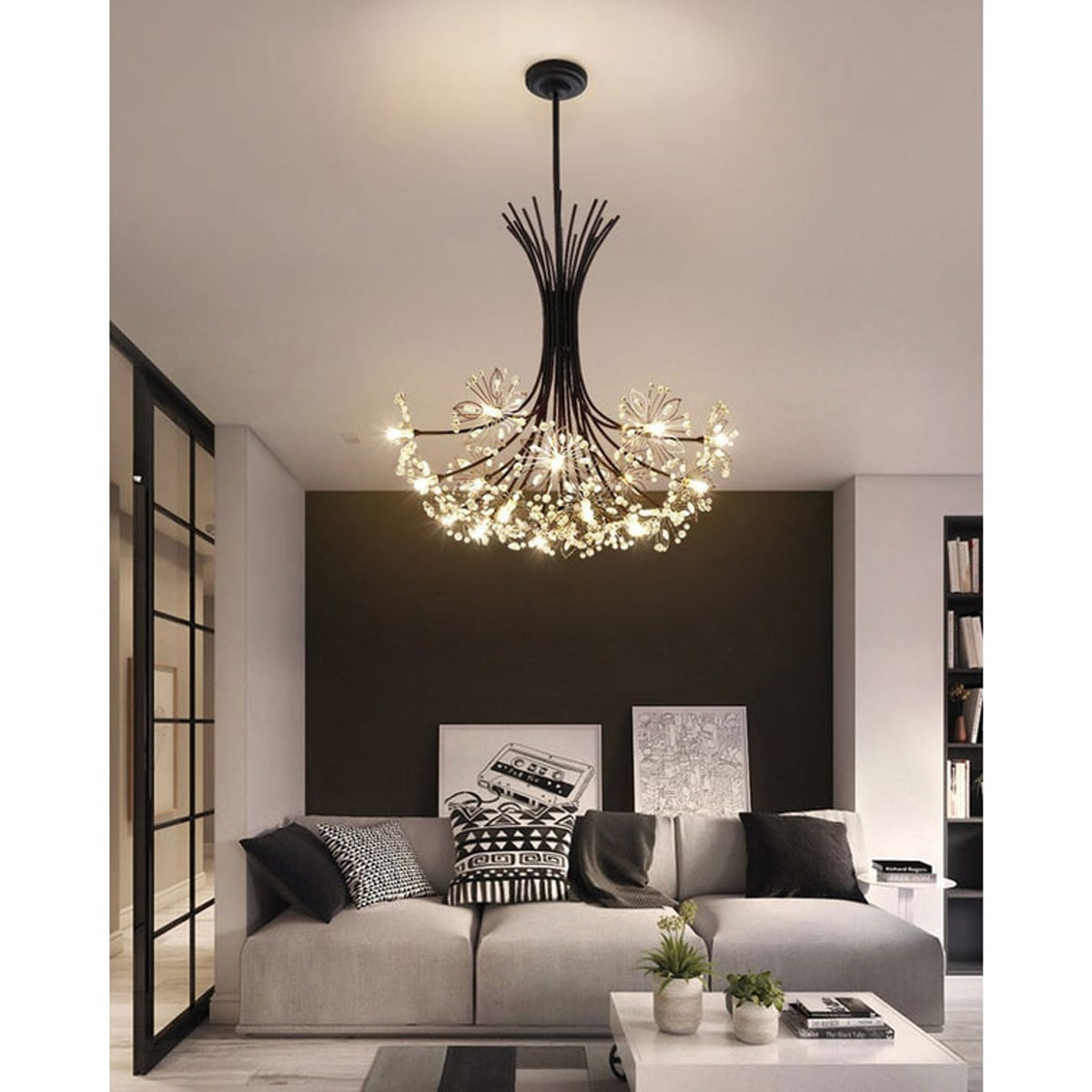 Womo Gypsophila Bouquet Flower Chandelier - Image 4