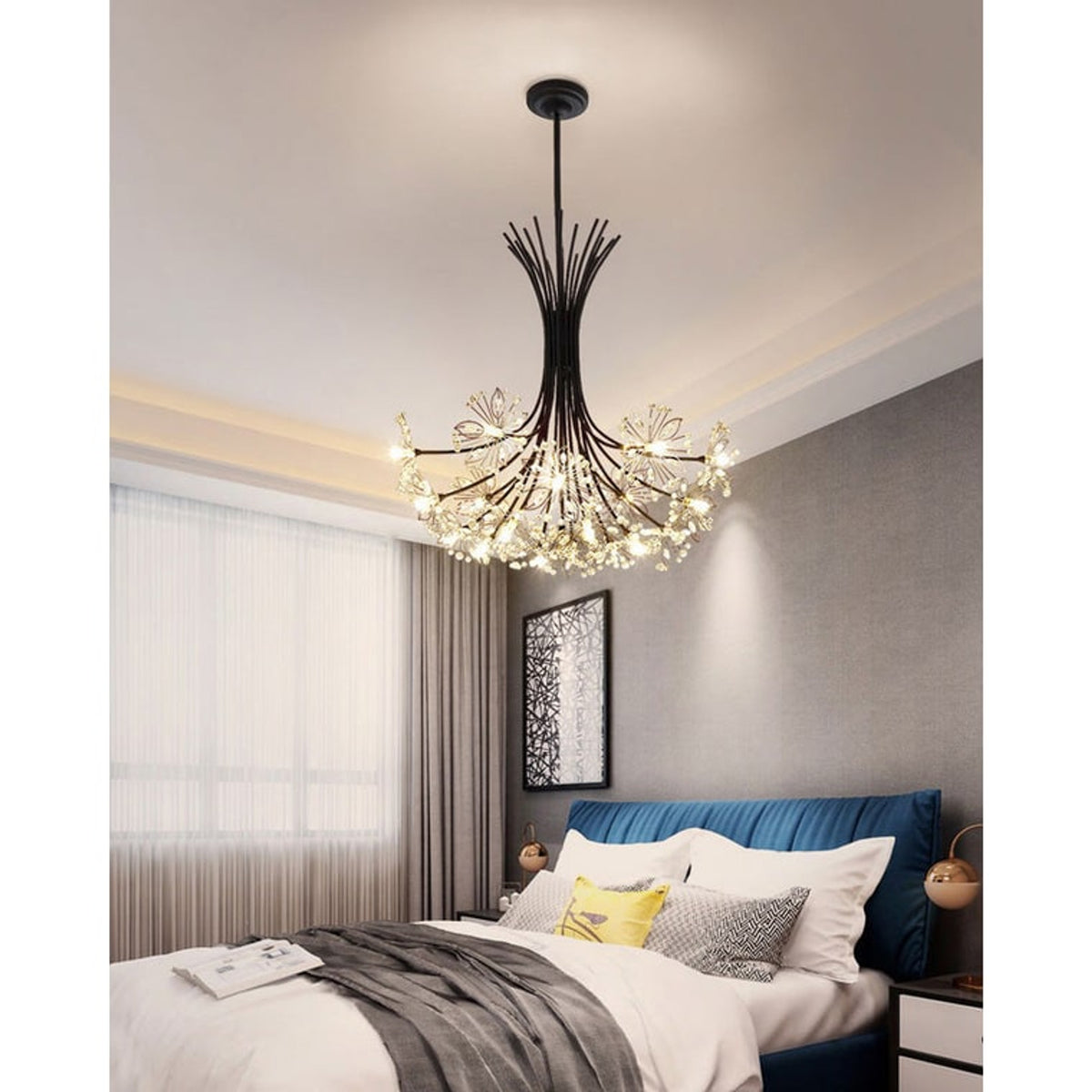 Womo Gypsophila Bouquet Flower Chandelier - Image 5