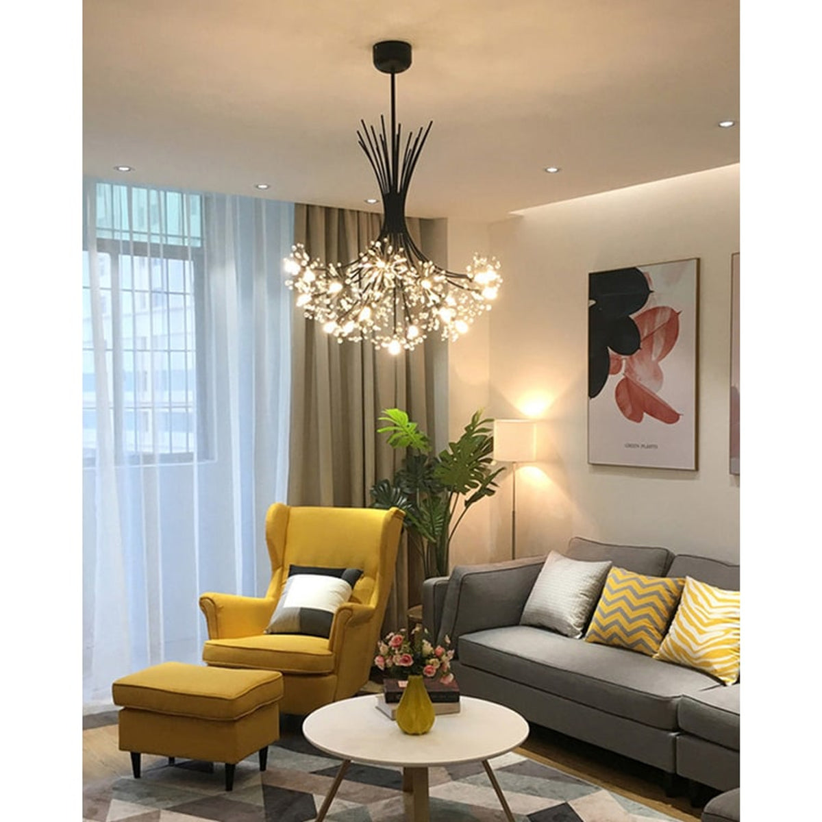 Womo Gypsophila Bouquet Flower Chandelier - Image 7