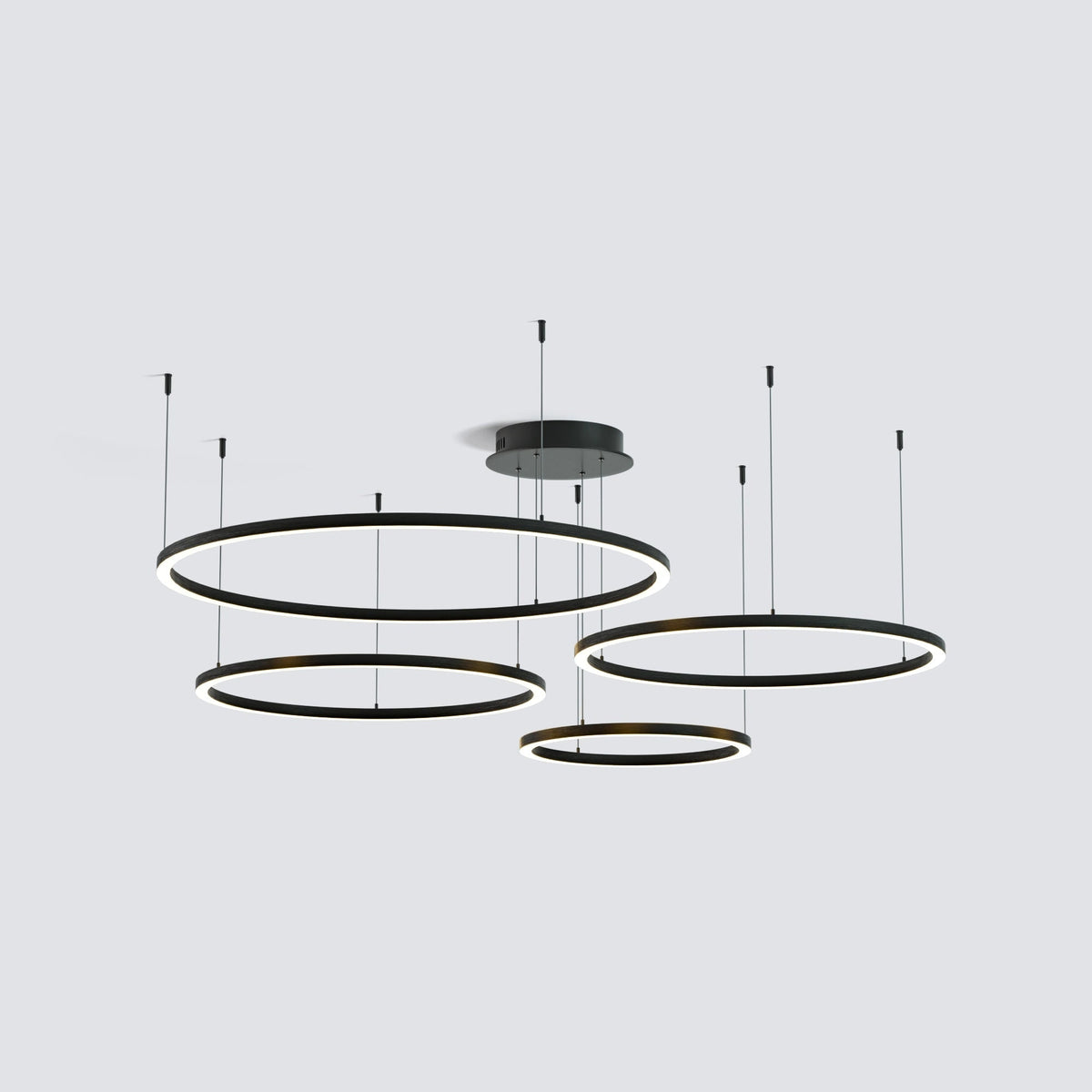 Womo Multi LED Ring Chandelier - Image 12