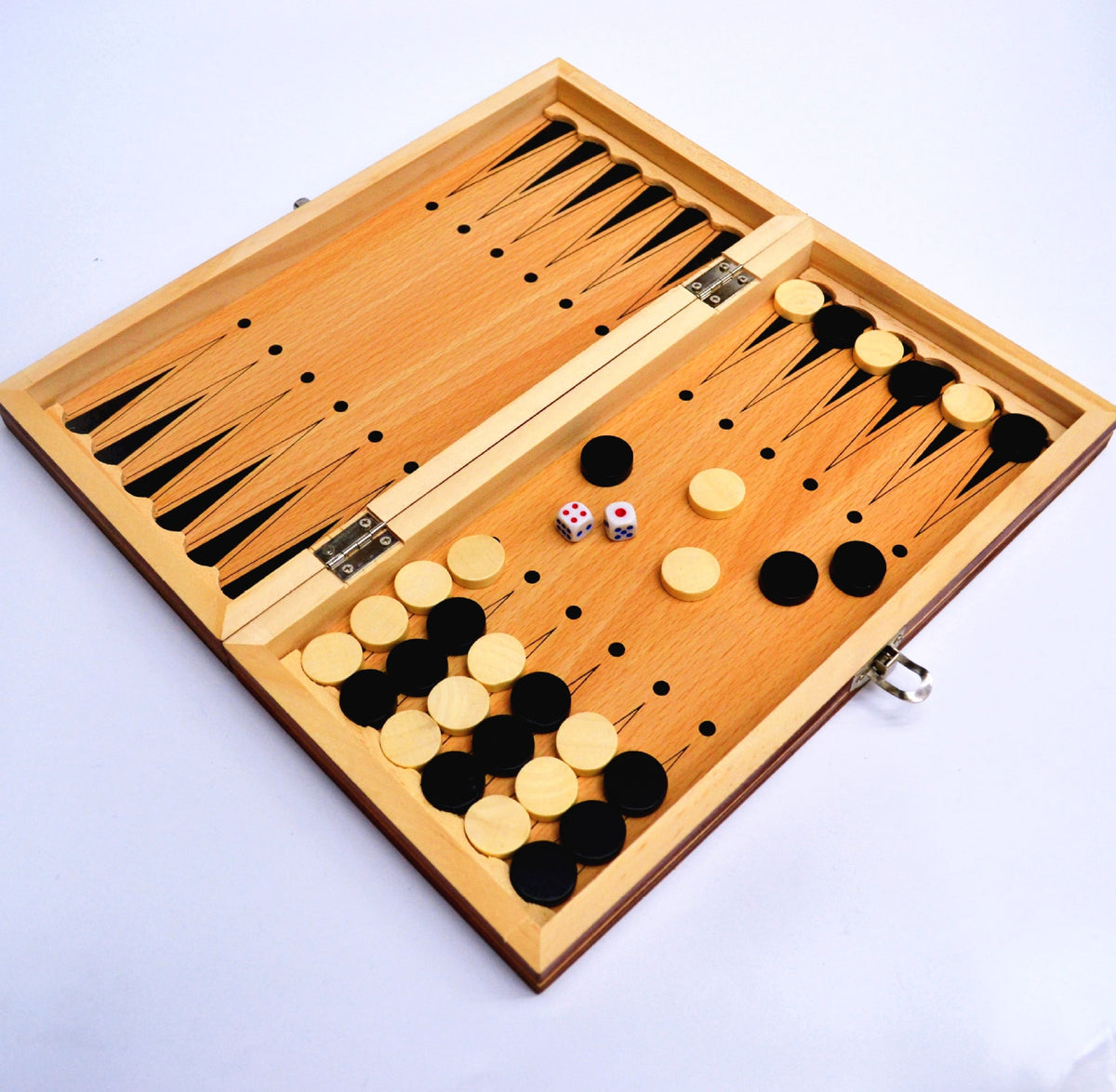 Wooden Magnetic 3 In 1 Chess Set With Folding Design - Image 7