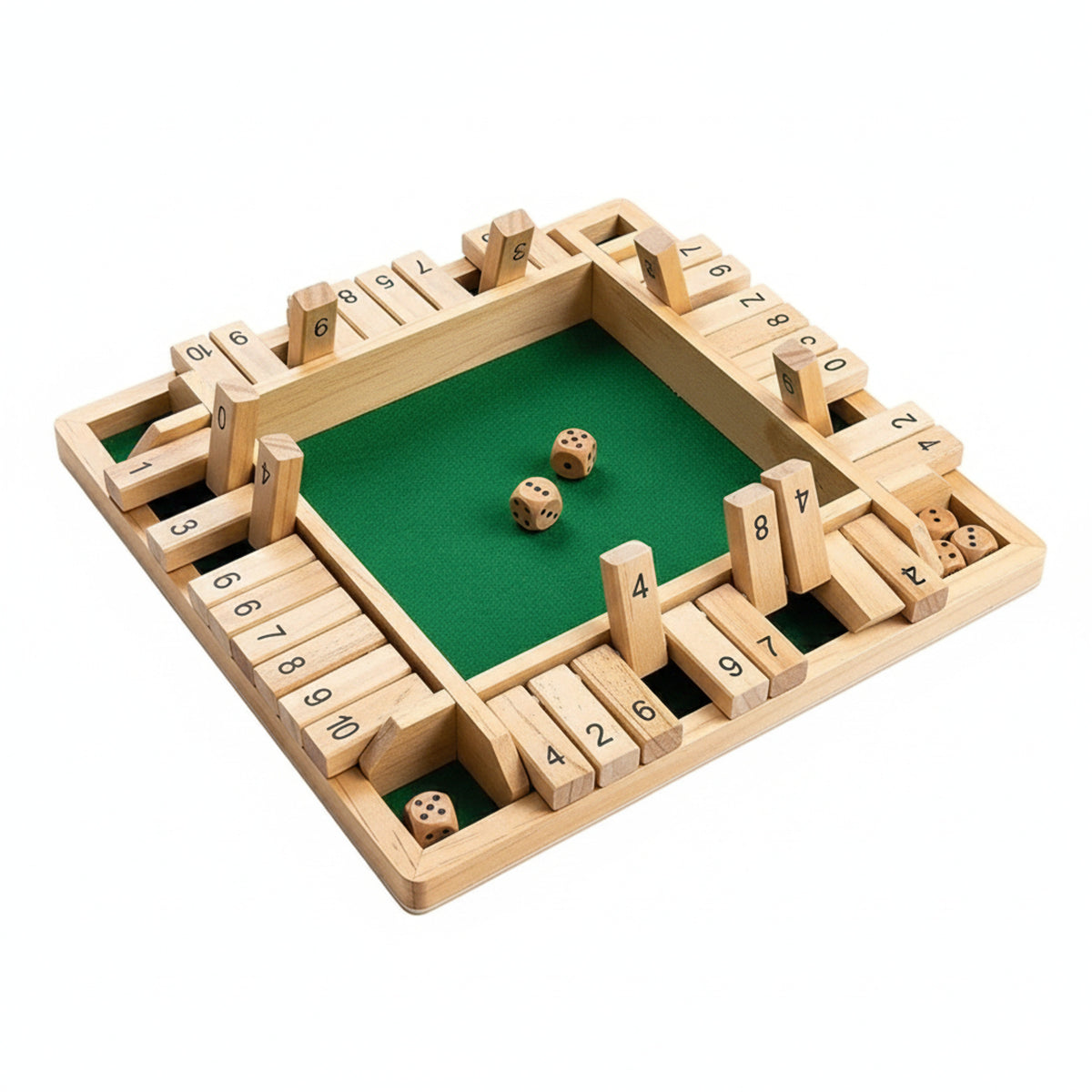 Wooden Math Board Game For Family Fun And Learning - Image 1