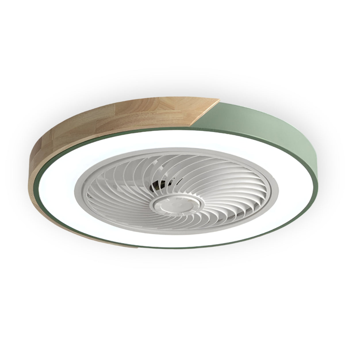 Wooden Trim LED Ceiling Fan Light - Image 6