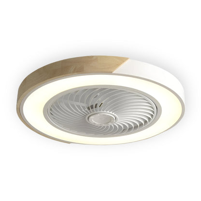 Wooden Trim LED Ceiling Fan Light - Image 7