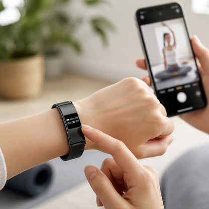Zinc Alloy Fitness Bracelet With IPX8 Waterproofing And Multiple Sport Modes - Image 3